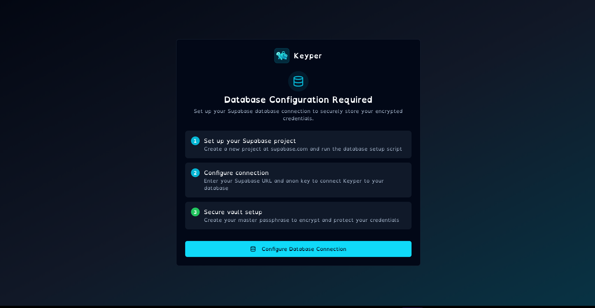 Keyper Screenshot 1