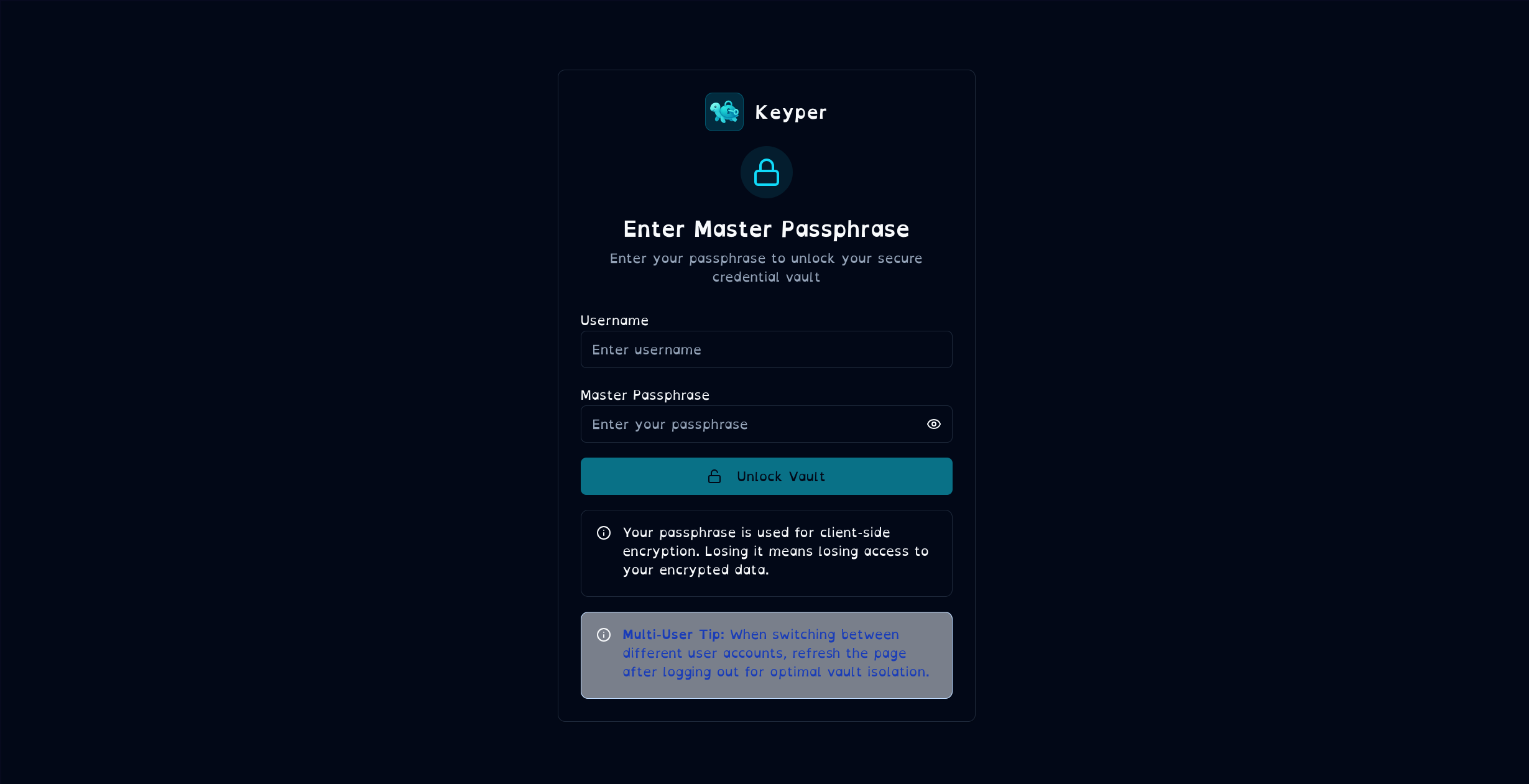 Keyper Screenshot 3